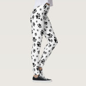 Leggings Copie de motif de pattes de chien (Droite)