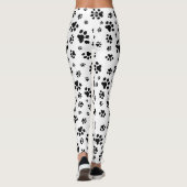 Leggings Copie de motif de pattes de chien (Dos)
