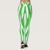 Leggings Copie de zèbre de chaux (Dos)