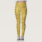 Leggings Copie d'or de girafe (Devant)