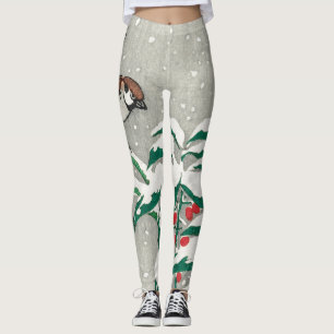 LEGGINGS COPIE JAPONAISE IMPRIMÉE DE BOIS DE GRAVEUR DE