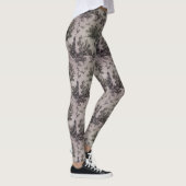 Leggings Copie noire et blanche de Toile (Droite)