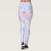 Leggings Copie olographe de galaxie de licorne (Dos)