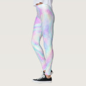 Leggings Copie olographe de galaxie de licorne (Gauche)