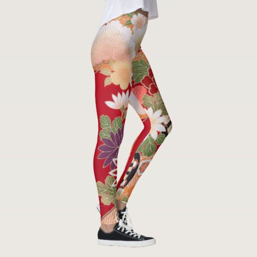 Leggings Copie orientale de fleur (Droite)