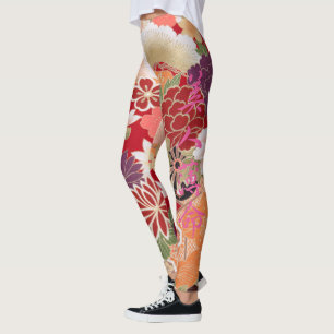 Leggings Copie orientale de fleur