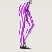 Leggings Copie pourpre de zèbre (Droite)
