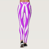 Leggings Copie pourpre de zèbre (Dos)