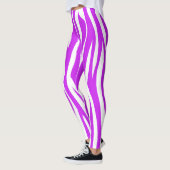 Leggings Copie pourpre de zèbre (Gauche)