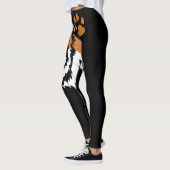 Leggings Copie principale de tigre d'hurlement sur les (Gauche)