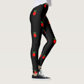 Leggings Copie rouge mignonne de fruit de pomme sur les (Droite)