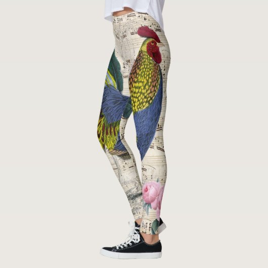 Leggings Coq chic minable (Gauche)