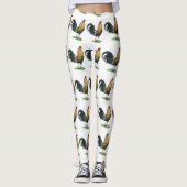 Leggings Coq de combat : Dom ou Crele (Devant)