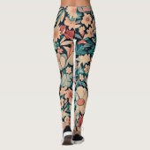 Leggings Coque Coussin de fleurs de Bohême (Dos)