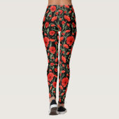 Leggings Coquelicot rouge (Dos)