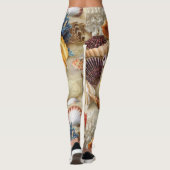 Leggings Coques de mer sur la plage (Dos)