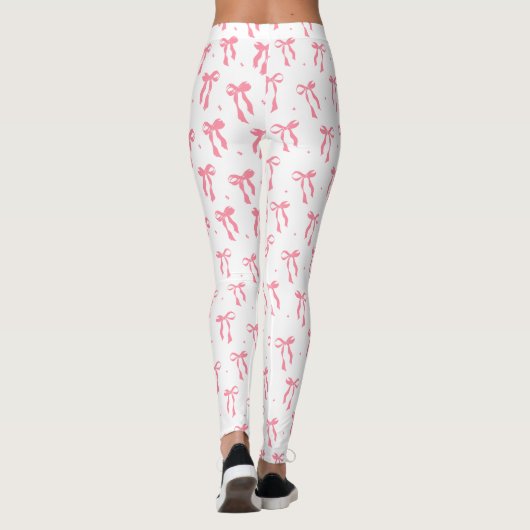 Leggings Coquette pink bow (Dos)