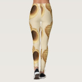 Leggings Coquillages beiges (Dos)