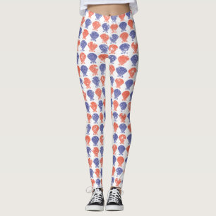 Leggings Coquillages d'Amérique côtière