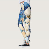 Leggings Coquillages marins d'été (Gauche)