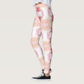 Leggings Corail Flowé brillant (Gauche)