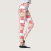 Leggings Corail Flowé brillant (Droite)