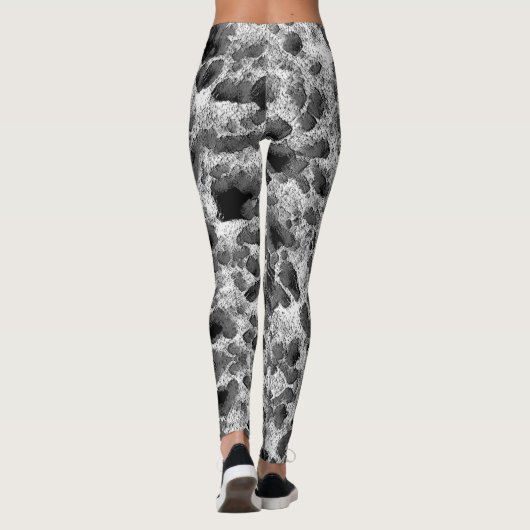 Leggings Corail noir et blanc (Dos)