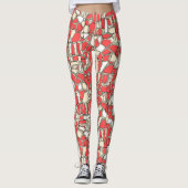 Leggings corail POP BRISÉ (Devant)
