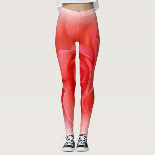 Leggings corail rose rose (Devant)