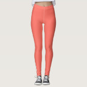 Leggings Corail vivant simple et moderne (Devant)