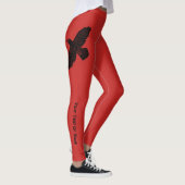 Leggings Corbeau rouge (Droite)