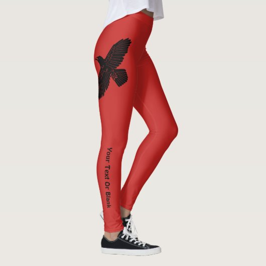 Leggings Corbeau rouge (Droite)