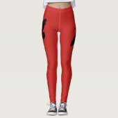 Leggings Corbeau rouge (Devant)