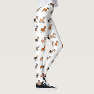 Leggings corgi de gallois de pembroke toutes les bandes