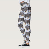Leggings Corgi laisse neiger Noël (Gauche)