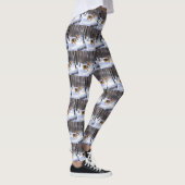 Leggings Corgi laisse neiger Noël (Droite)