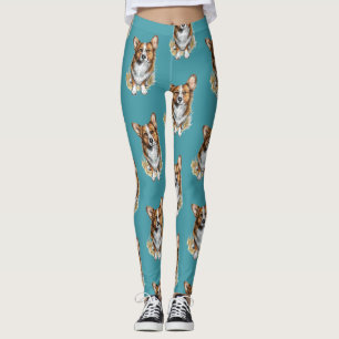 Leggings Corgi Pup