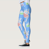 Leggings cornemuses rose pastel (Gauche)