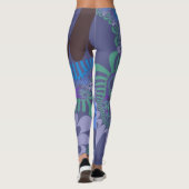 Leggings Cornouailles bleu (Dos)