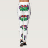 Leggings coronavirus germes snowman (Dos)