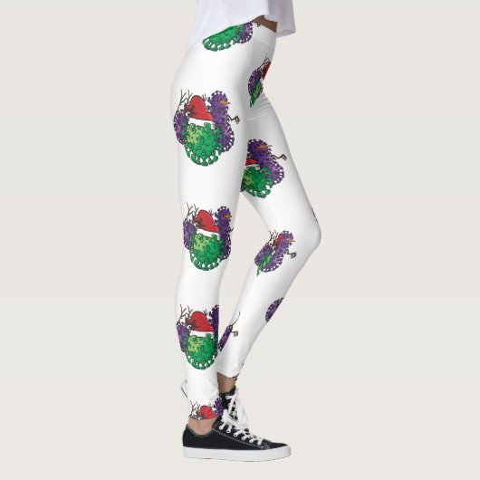 Leggings coronavirus germes snowman (Droite)