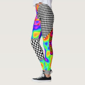 Leggings Correctifs Abstraits Checkers (Gauche)