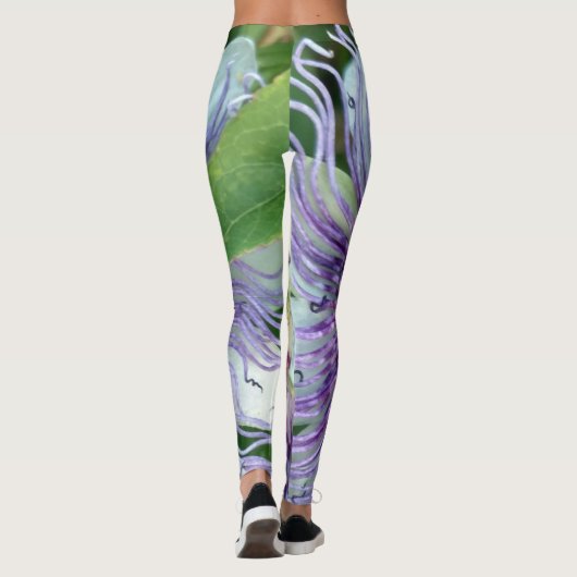 Leggings Correction de Blackberry florale (Dos)