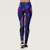 Leggings Cosmic Dripping Planet Art (Dos)