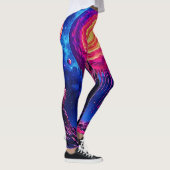 Leggings Cosmic Dripping Planet Art (Droite)
