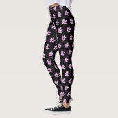 Leggings Cosmos roses (Gauche)