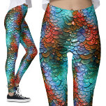 Leggings Costume de dragon Imaginaire bleu et rouge<br><div class="desc">Plongez-vous dans le charme captivant de ces légumineuses à effet de peau de dragon rouge, turquoise et bleu à l'air humide ou de queue de sirène. Parfait pour ceux qui sont enchantés par l'allure des écailles de dragon. Les écailles rouge, turquoise et bleue vives donnent l'effet d'une peau de dragon...</div>