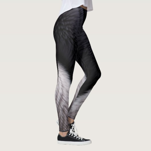 Leggings Costume de fourrure facile instantanée Chat Fox Fu (Droite)