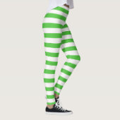 Leggings Costume de fraise verte et blanche Bande d'Hallowe (Droite)