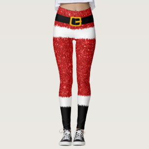 Leggings Costume de Noël Parties scintillant de Noël Leggin